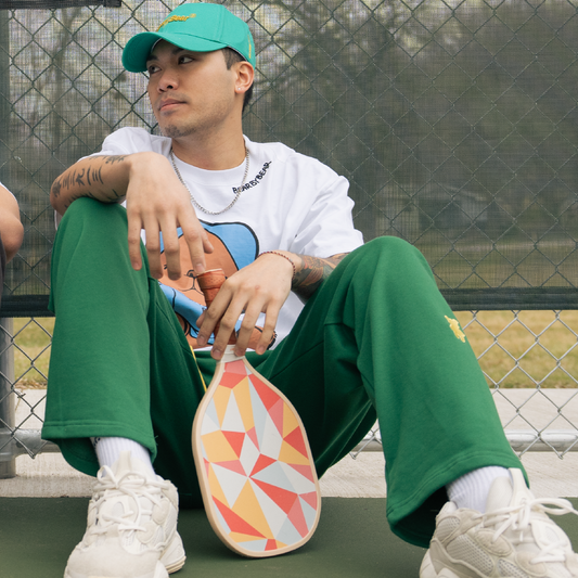 ESSENTIAL STRAIGHT SWEATS- GREEN