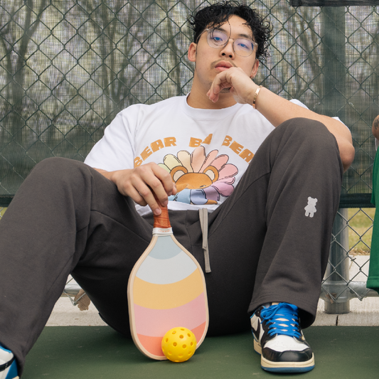 ESSENTIAL STRAIGHT SWEATS- CHARCOAL GREY