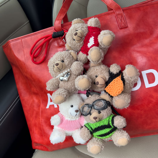 TEDDY PLUSH KEY CHAIN