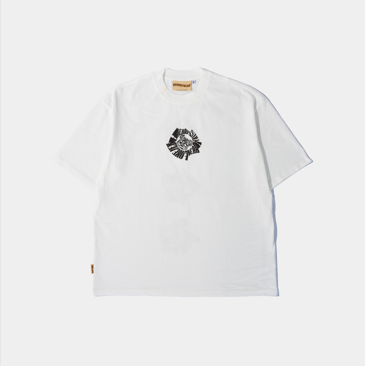 TRIPPY BEAR LOGO - WHITE