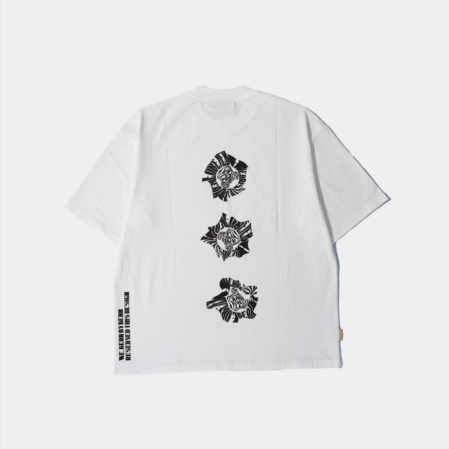 TRIPPY BEAR LOGO - WHITE