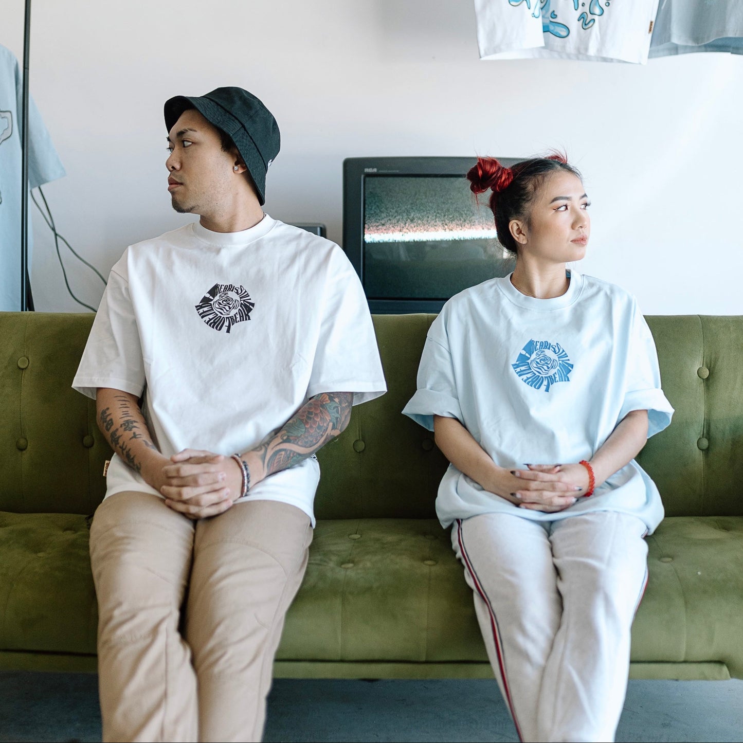 TRIPPY BEAR LOGO - SKY BLUE